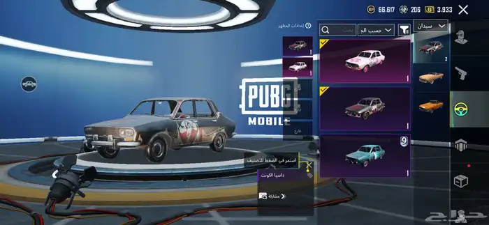حساب ببجي نادر 34