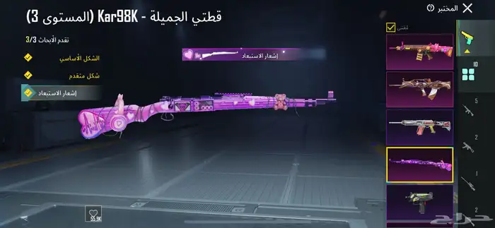 حساب ببجي نادر 7
