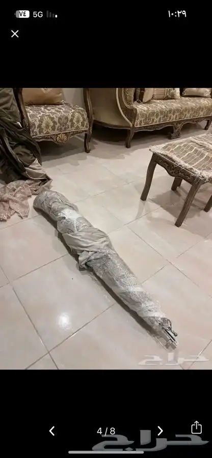 كنب تركي كامل مع جميع اغراضه 6