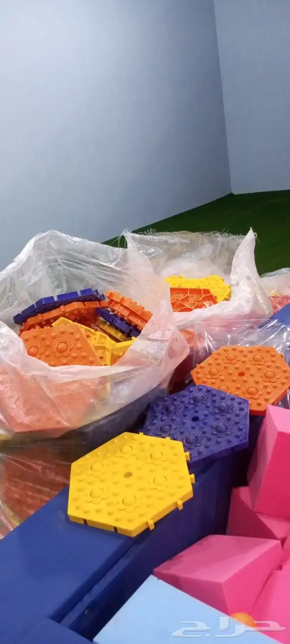 قطع غير صالات العاب فوم شبك حمايه زحاليق 19