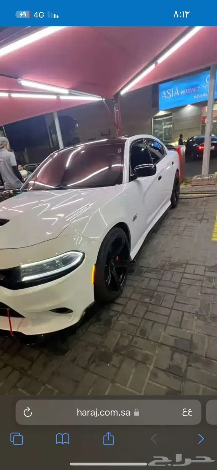 دودج تشارجر SRT 2017 للبيع عالسوم الممشى 245 الف 4