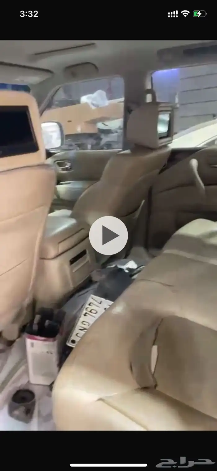 انفنتي QX80 2016 مصدوم للبيع بحالته 9