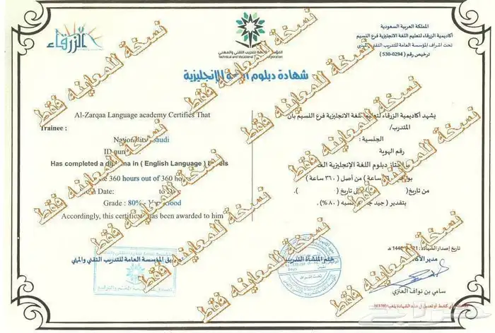دبلوم سنة (اللغة الانجليزية من الصفر إلى الاحتراف-اونلاين) 2
