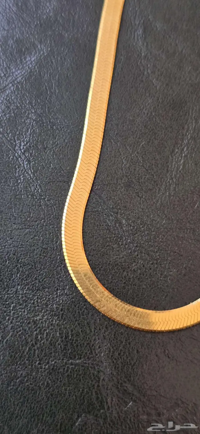 عقد فضة مطلي بالذهب فخم جدا 3