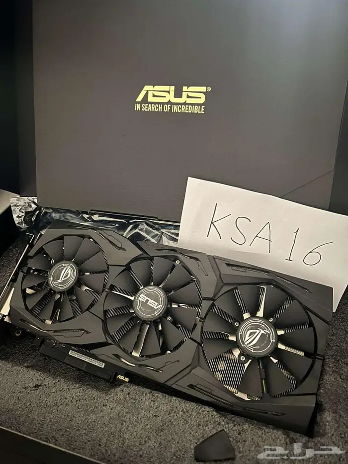 كرت شاشة ASUS GTX 1070 8GB نظيف للبيع 1