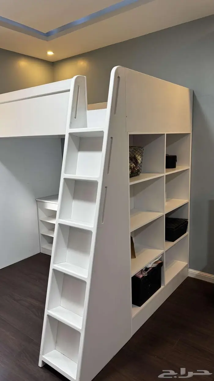 Loft bed with desk سرير طابقين مع مكتب 3