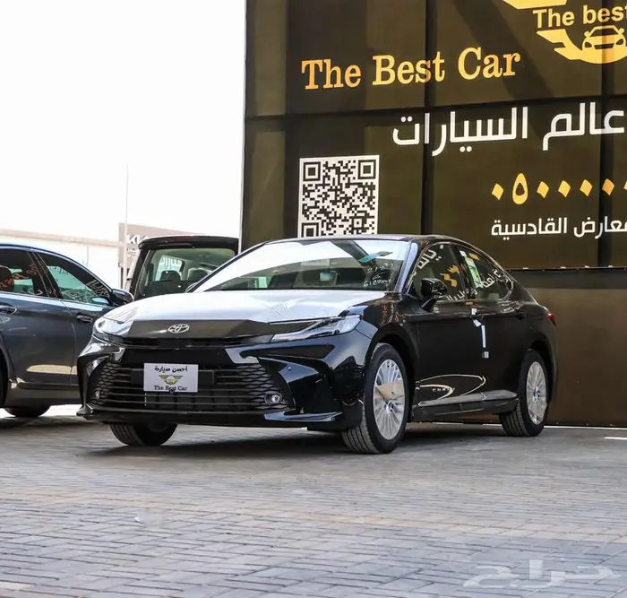 تويوتا كامري نص فل ( LE ) موديل 2025 أسود سعودي 1