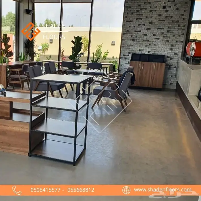 ارضيات شادن . جدران وارضيات مايكروسمنت كونكريت اسمنتي 3