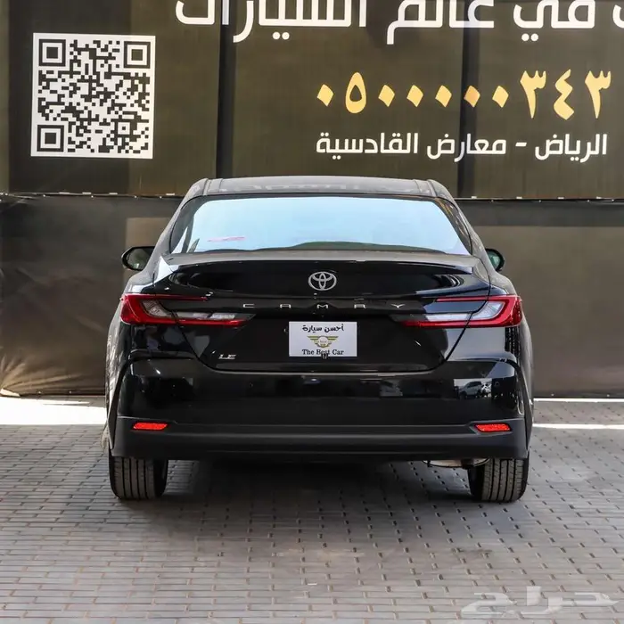تويوتا كامري نص فل ( LE ) موديل 2025 أسود سعودي 5