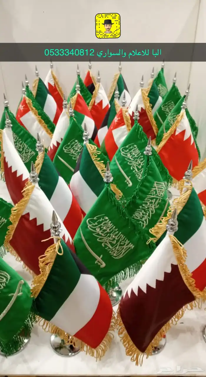 ساري سواري ستاند أعلام اليوم الوطني السعودي 95 60