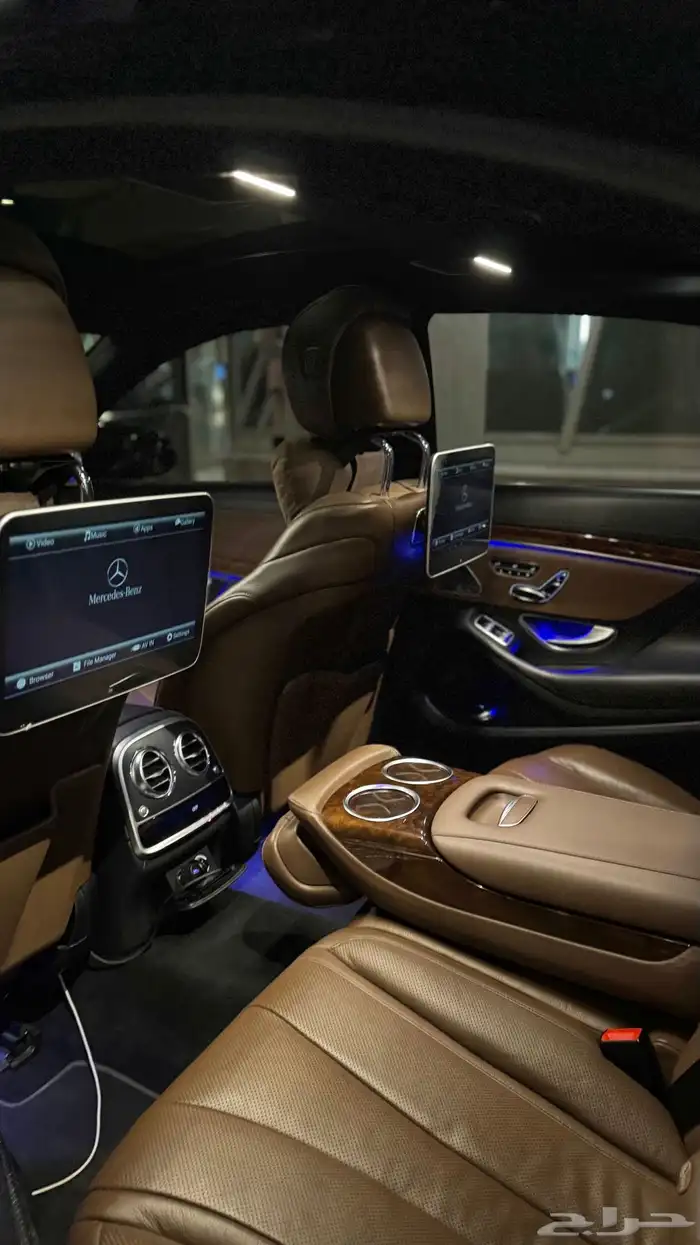 مرسيدس يخت S400 2015 اسود ملكي 17