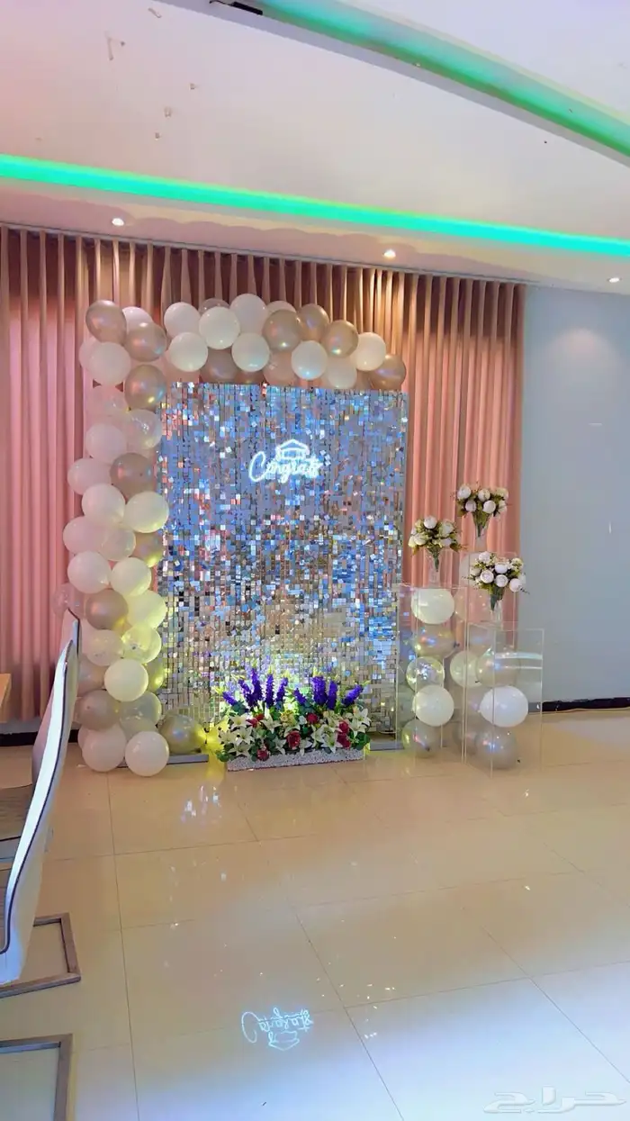 تنسيق حفلات تأجير خلفيات  تاجير طاولات -كراسي-باقل الأسعار 5