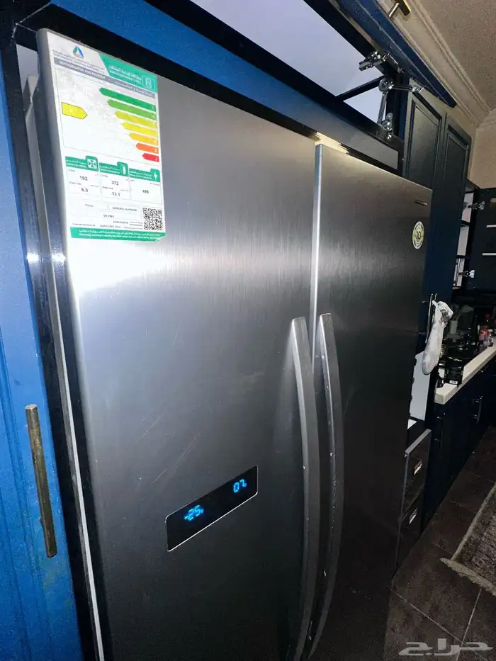 ثلاجة جديدة جنرال سوبريم بابين بالطول 1