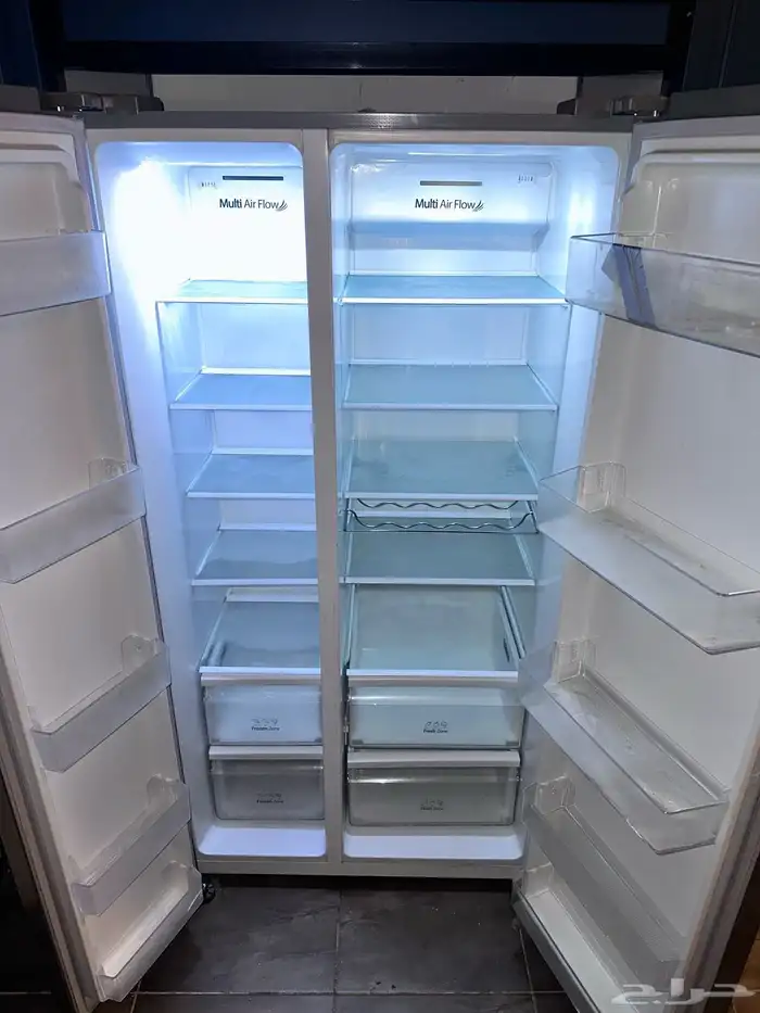 ثلاجة جديدة جنرال سوبريم بابين بالطول 13