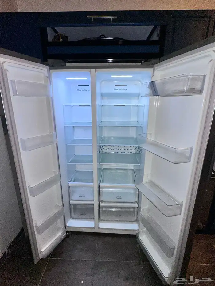 ثلاجة جديدة جنرال سوبريم بابين بالطول 9