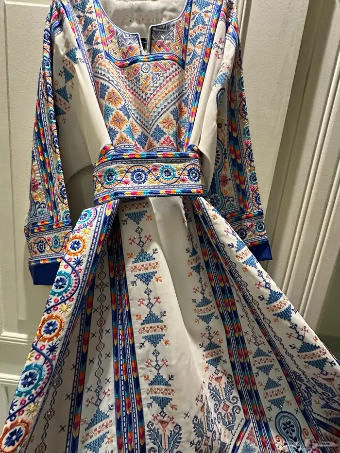جلابية فلسطينية تطريز كامل 6