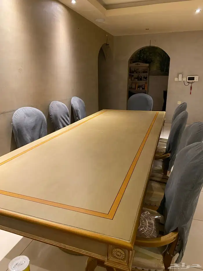 طاولة طعام 10 كراسي 0