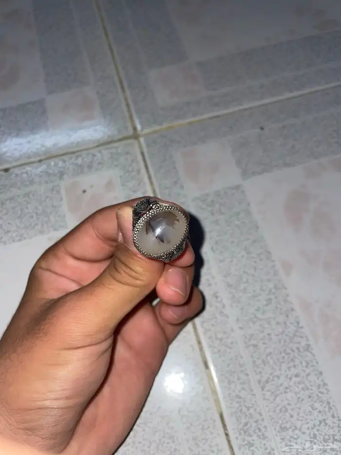 خاتم فضه مقاس Y21 أو Y22 عيار 925 2