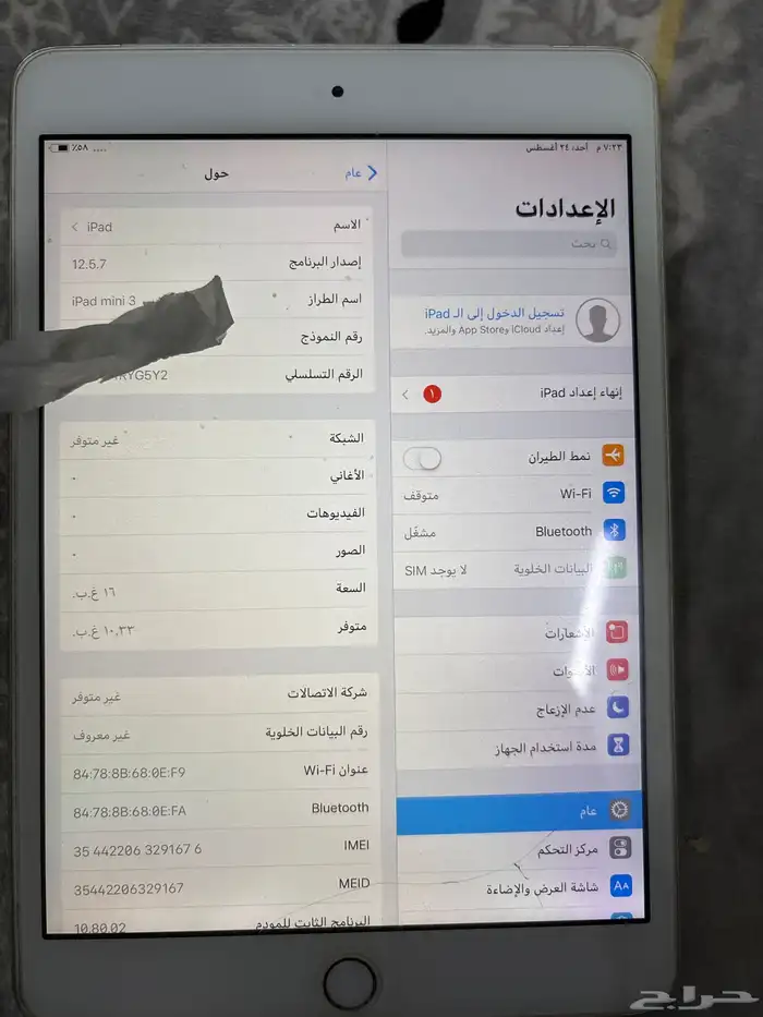 ايباد ميني 3   شريحة 0