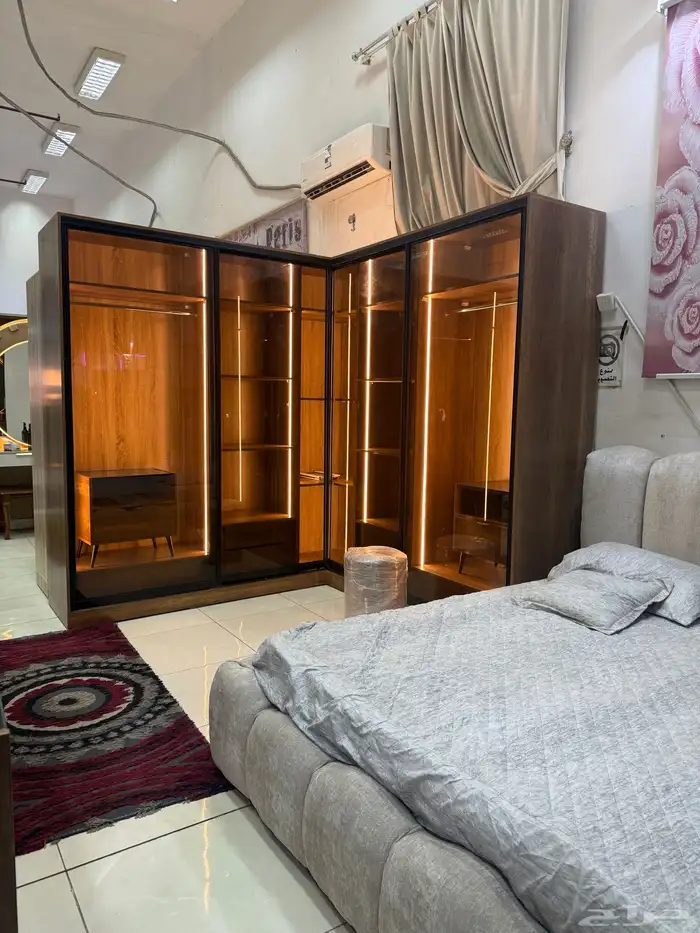 تفصيل خزائن مبتكره وغرف نوم بأسعار مناسبة 9