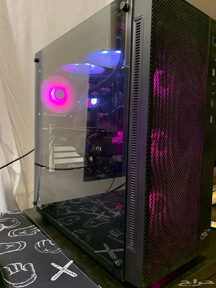 بي سي قيمنق قوي 3080 5800x 32RAM 2.5TB 3