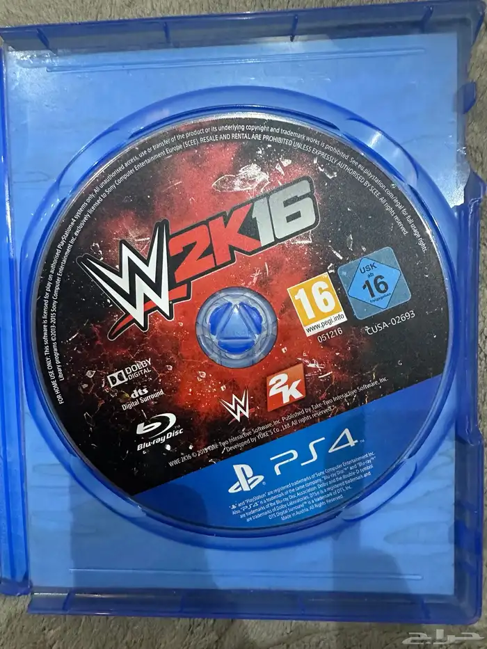 شريط مصارعه 16 أو wwe 2k16 الشريط نضيف والبيع على السوم 1