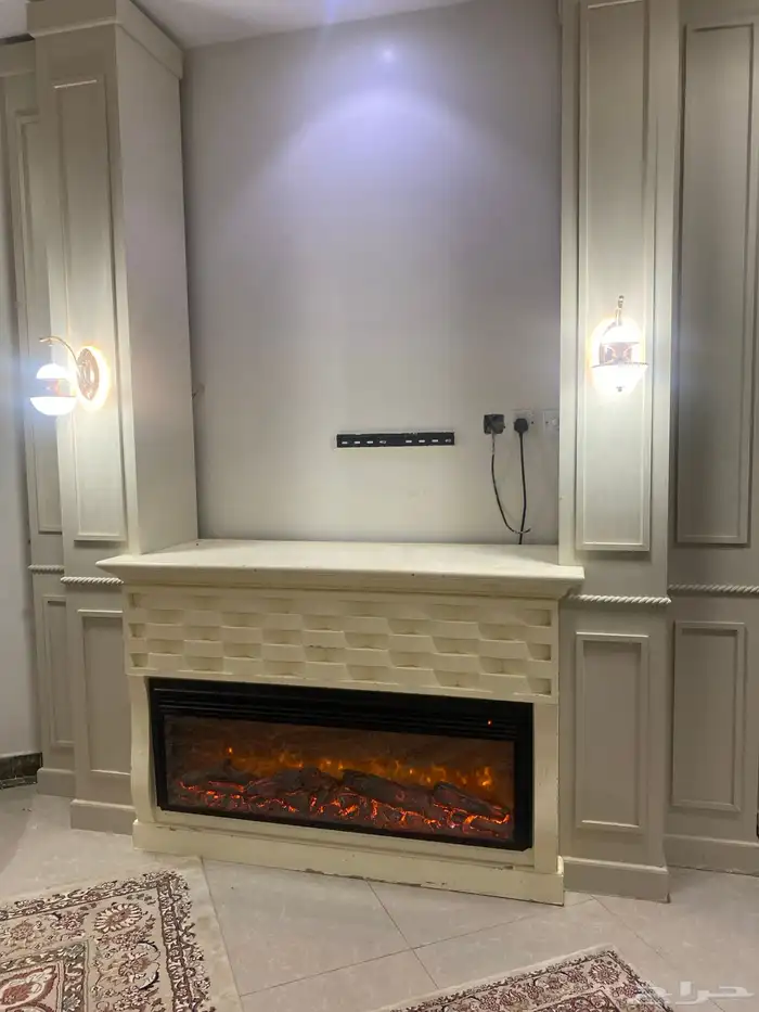 مدفئه مع ديكور 0