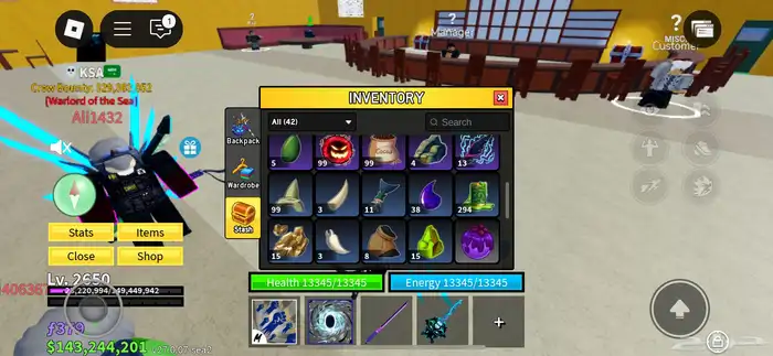 حساب Roblox متكامل فيه كل المابات غير مربوط 29