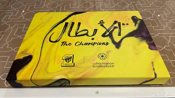 تيشيرت نادي الاتحاد الأسود فئة اللاعبين مع توقيع كانتي 4