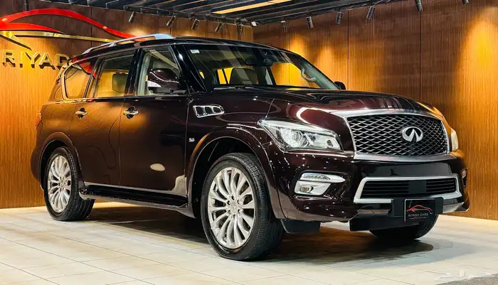 انفنتي 2015 فل كامل QX80 سعودي (( بحاله ممتازه )) 0