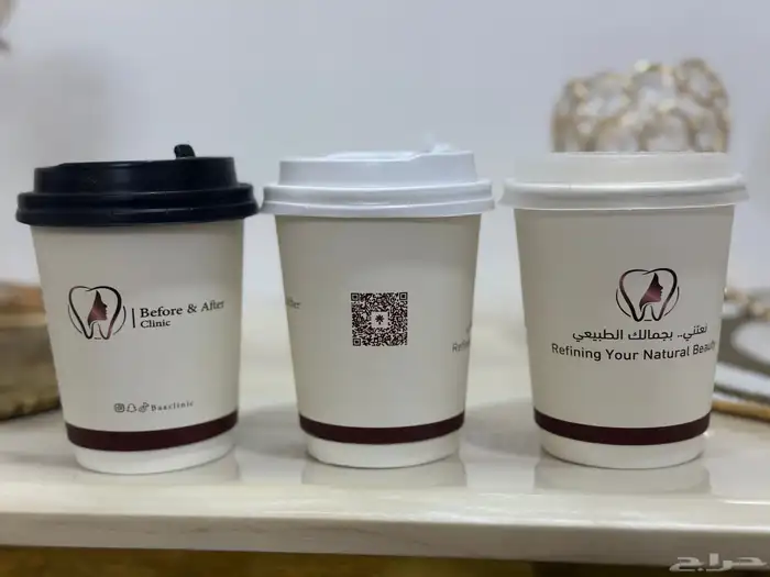 مطابع طباعة اكواب مقاسات مختلفة طباعة ملون سنغل ودبل 1