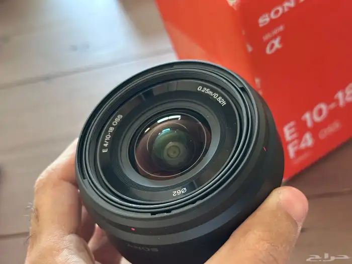 عدسة سوني Sony E 10-18mm f 4 E شبه جديدة 1