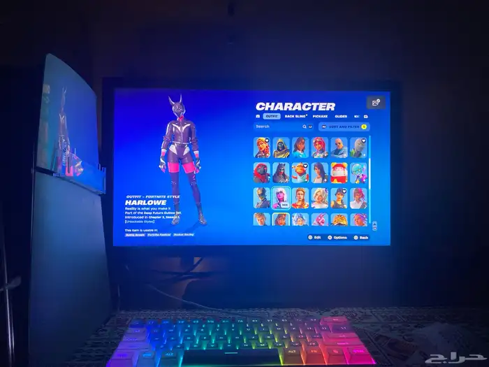 حساب فورت نايت وروكيت ليق وفورت نايت 0