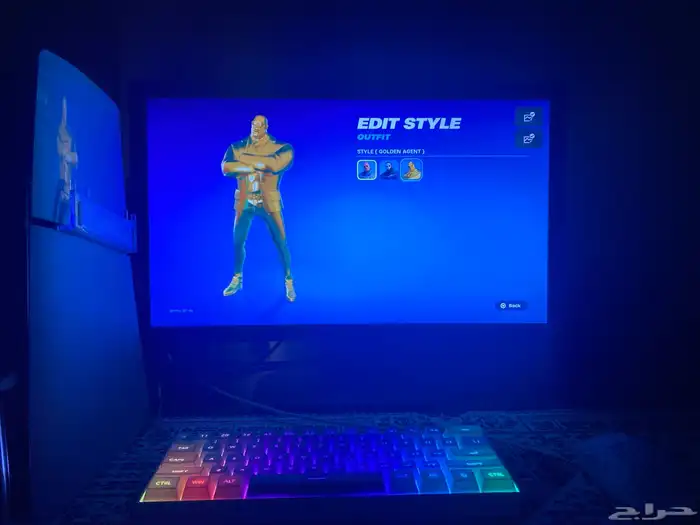 حساب فورت نايت وروكيت ليق وفورت نايت 2