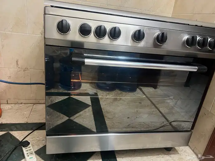 بوتجاز فرن تكنو جاز ايطالى مقاس 60 90 سم نظيف خالى من الزيوت 4