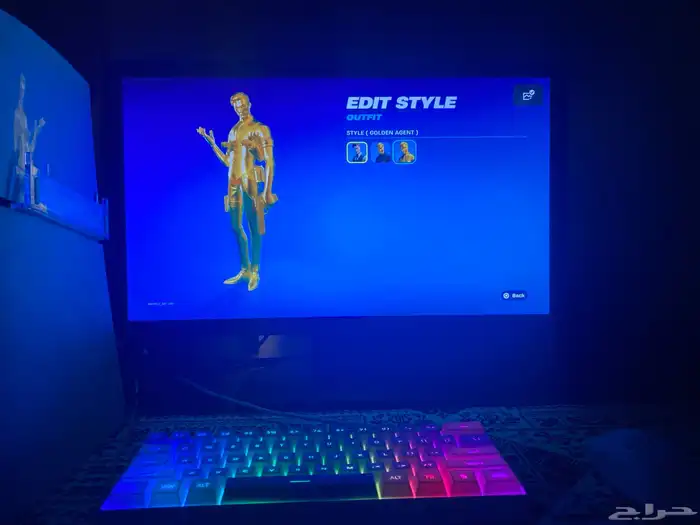حساب فورت نايت وروكيت ليق وفورت نايت 3