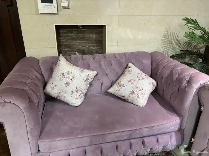 كنب ثلاث قطع جديد 1