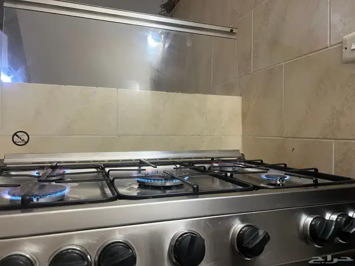 بوتجاز فرن تكنو جاز ايطالى مقاس 60 90 سم نظيف خالى من الزيوت 11