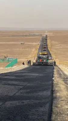 عمل اسفلت طرق وساحات توريد مواد طرق تاخير معدات ثقيله 1