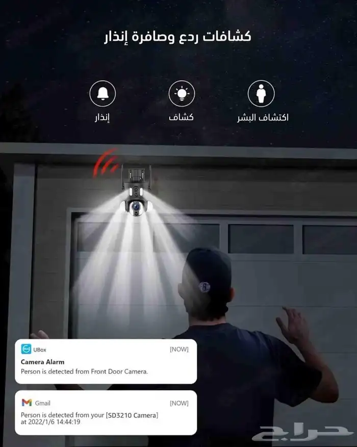 كاميرة طاقة شمسيه 4G تدعم كاميرتين متحرمه 2
