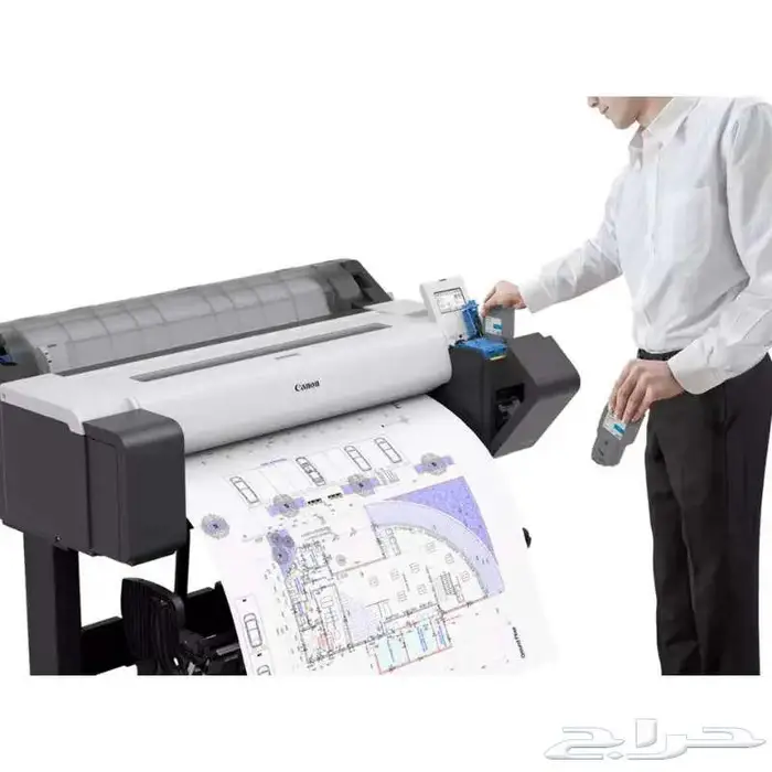 طابعة بلوتر canon tm 350 مستعمل شهر 1