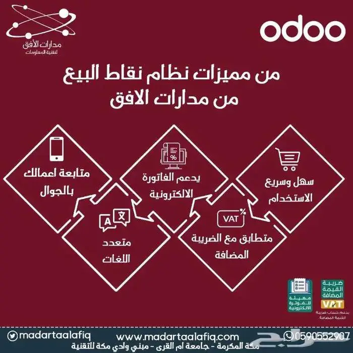 برنامج محاسبي الفاتورة الالكترونية الضريبية odoo 3