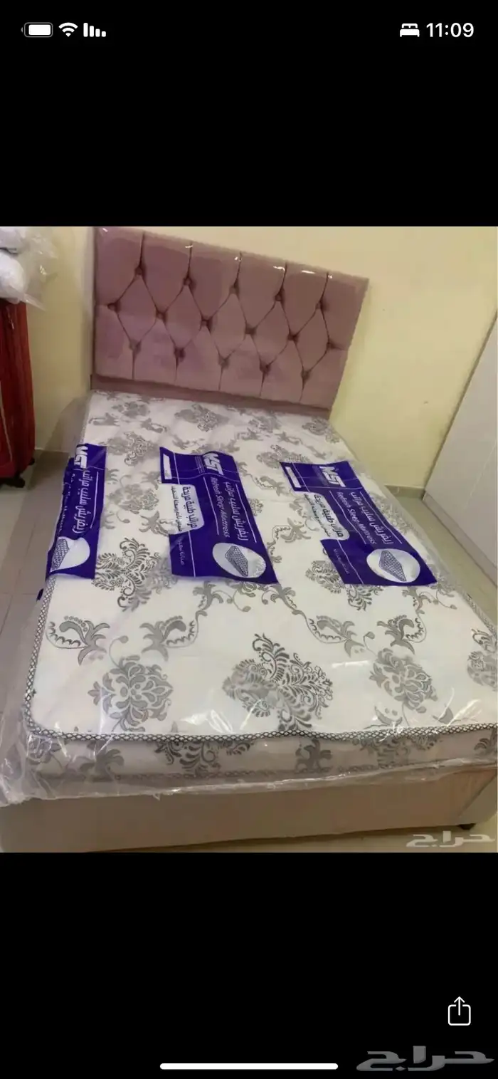 سرير خشب بوكس ممتاز 90 190 1