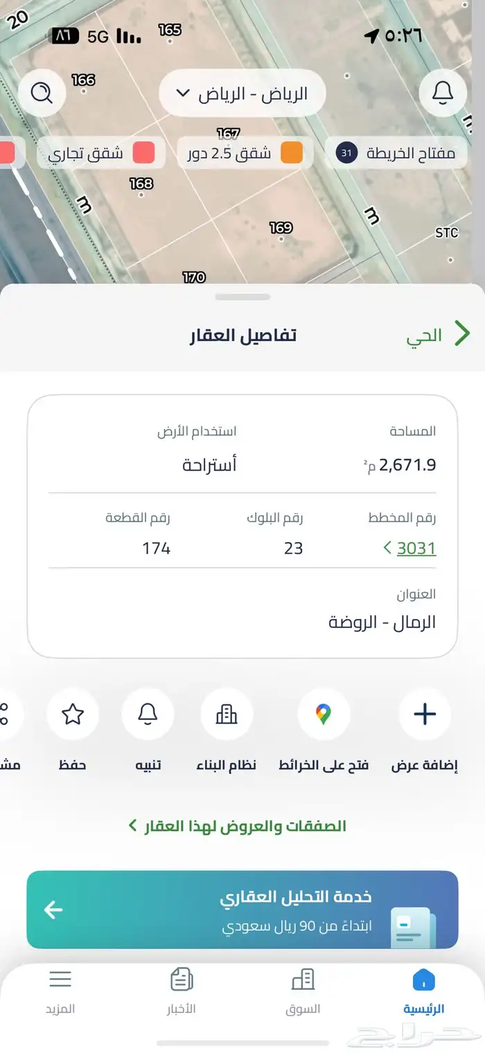 ارض للبيع الرمال الزراعي 0