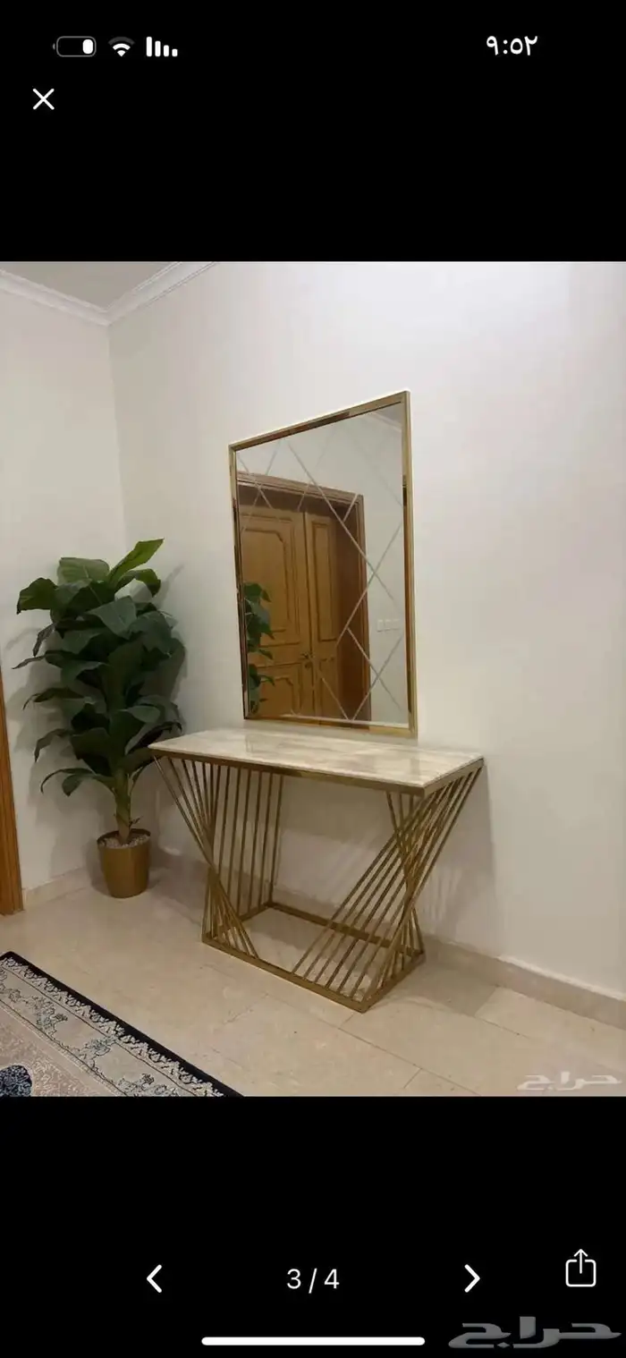 طاولة ومرايه 3