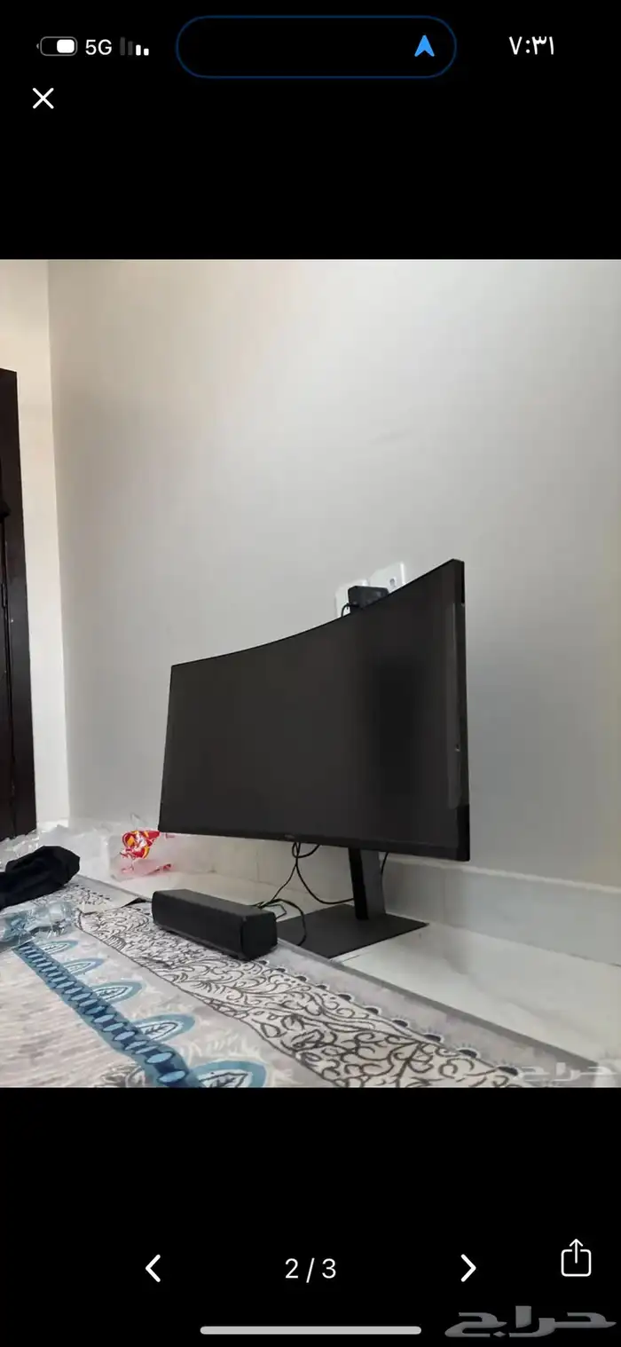 شاشه قيمنق منحنيه 34 1
