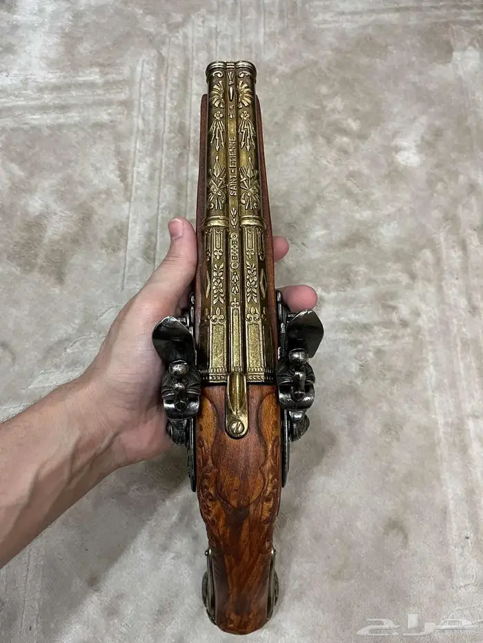مسدس نابليون بونابرت double-barrel أنتيكة شركة Denix اسباني 4