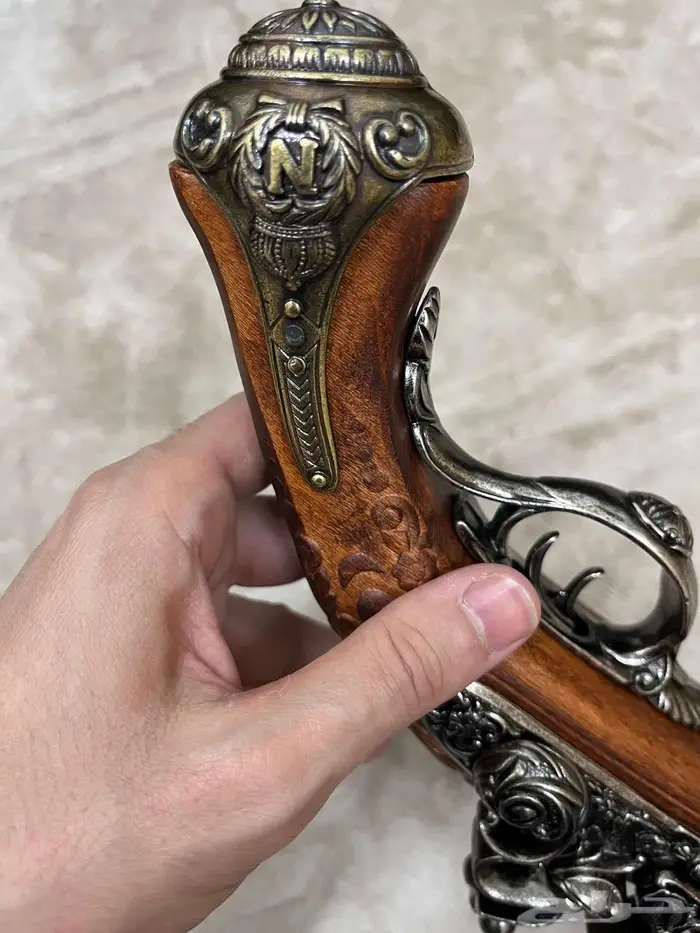 مسدس نابليون بونابرت double-barrel أنتيكة شركة Denix اسباني 18