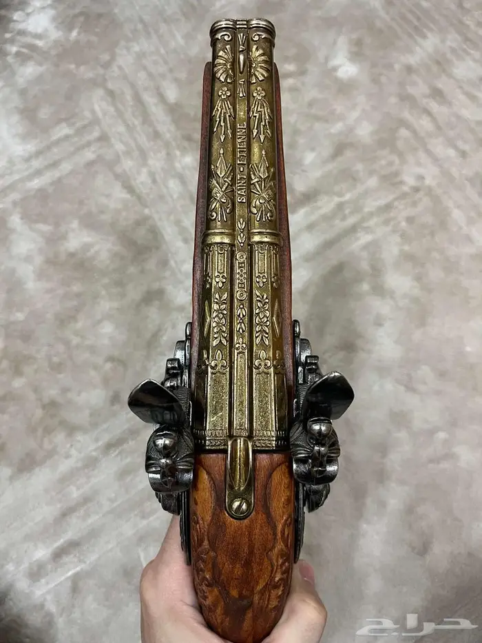 مسدس نابليون بونابرت double-barrel أنتيكة شركة Denix اسباني 3