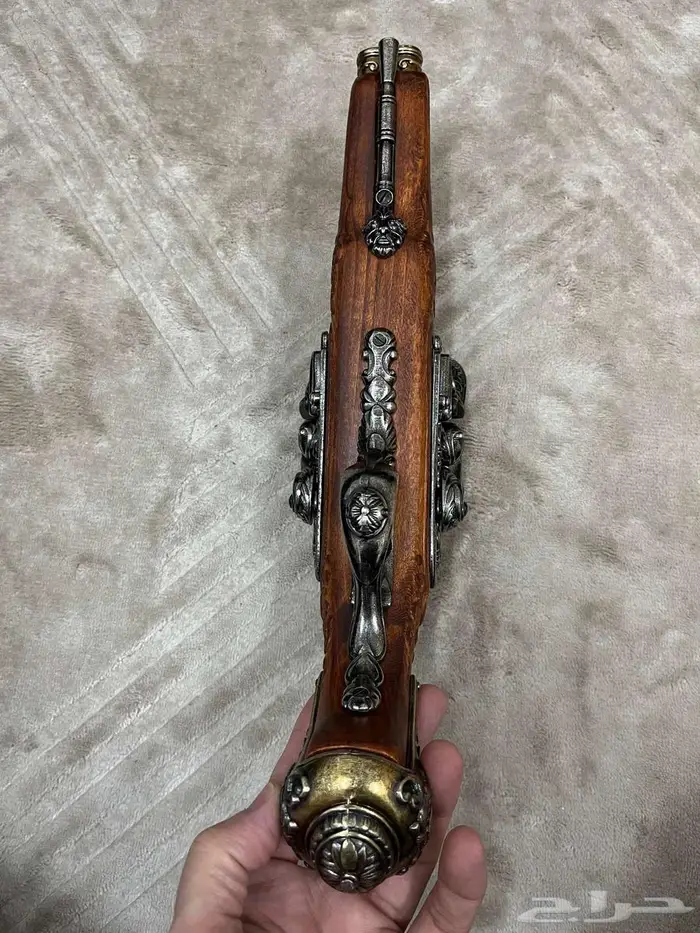 مسدس نابليون بونابرت double-barrel أنتيكة شركة Denix اسباني 6